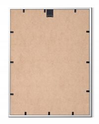 RAMKA NA ZDJĘCIA 18x24 B5 RAMKI NA ZDJĘCIA ZDJĘCIE 24x18 MDF SREBRNA