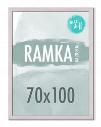 RAMKA 70x100 B1 RAMKA NA ZDJĘCIA PLAKAT Ramki na zdjęcie pudrowy fioletowy