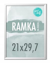 Ramka na zdjęcia 21x30 A4 Ramka 21x30 Ramki na zdjęcie SREBRNA MDF 21x29,7