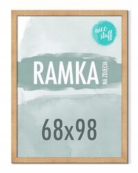 RAMKA 68x98 RAMKA NA ZDJĘCIA PLAKAT Ramki na zdjęcie wotan drewniany 98x68