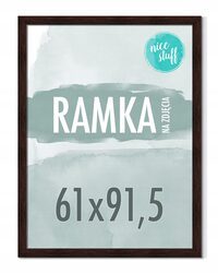 RAMKA 61x91,5 RAMKA NA ZDJĘCIA PLAKAT Ramki na zdjęcie WENGE ciemny BRĄZ