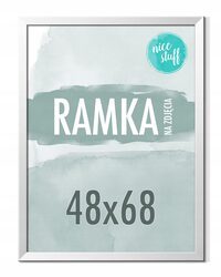 Ramka na zdjęcia 48x68 Ramka 40x60 Ramki na zdjęcie 40x60 SREBRNA SREBRNE