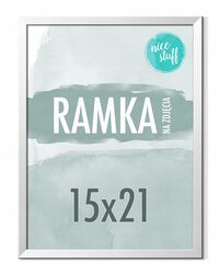 Ramka na zdjęcia 15x21 A5 Ramka 15x21 Ramki na zdjęcie SREBRNA MDF SREBRNE