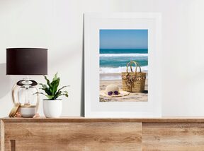 RAMKA 68x98 RAMKA NA ZDJĘCIA PLAKAT Ramki na zdjęcie biała białe 98x68