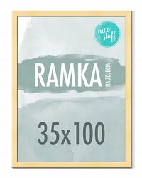 RAMKA 35x100 RAMKA NA ZDJĘCIA 100x35 Ramki na zdjęcie ZŁOTA ZŁOTE ZŁOTY